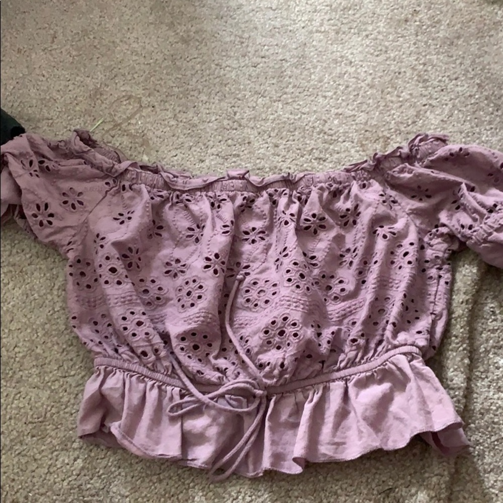 Off the shoulder shirt
